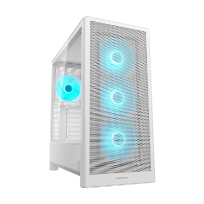 Кутия COUGAR MX230 RGB, Mid Tower, E-ATX, White, 4 fans included