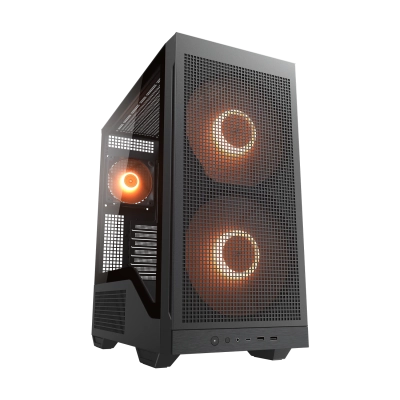Кутия COUGAR MX600 Max RGB Black, ATX, 2 fans included