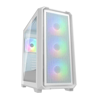 Кутия COUGAR MX600 Mini V2 RGB PC Case, Mini Tower, E-ATX, 4 fans included, White