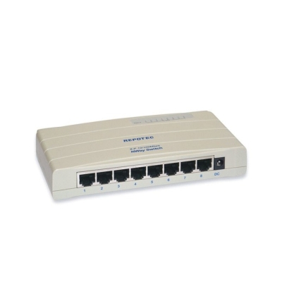 Суич Repotec RP-1708K, 8Port 100Mbps