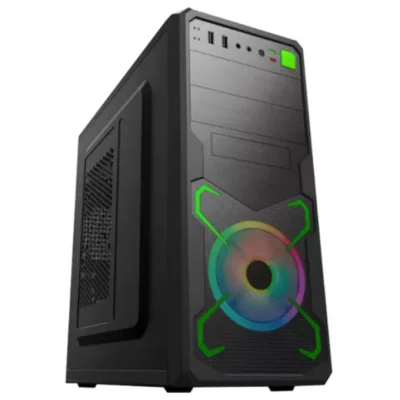 Кутия Omega HG Xtreme SX-C3153A PANEL+FAN, ATX, черна