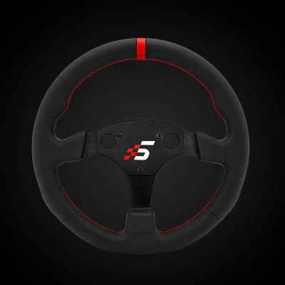 SIMAGIC Round-Shaped Steering wheel without HUB, 330mm, Leather. S407