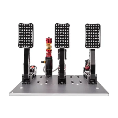 SIMAGIC Crimson Edition | Hydraulic Tri-pedal Set | 200kg Loadcell | Standard Throttle Plate