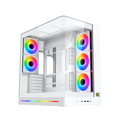 Кутия Xigmatek PANO II AIR Arctic EN48524, E-ATX, 8 fans included
