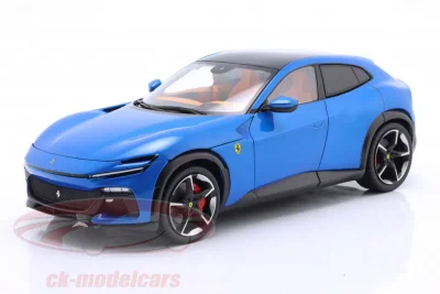 Количка Ferrari Purosangue year 2022 corsa blue 1:18 (Polistil)