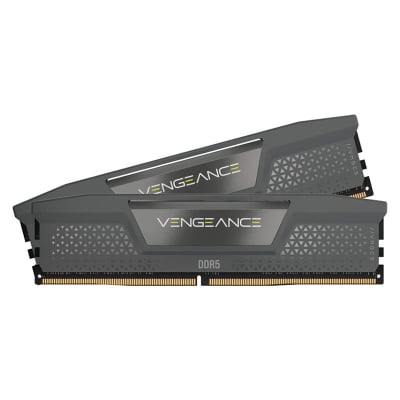 Памет CORSAIR VENGEANCE DDR5 64GB (2x32GB) DDR5 5600 CL40-40-40-77 1.25V Desktop Memory AMD EXPO Memory - Grey,  0840006698166