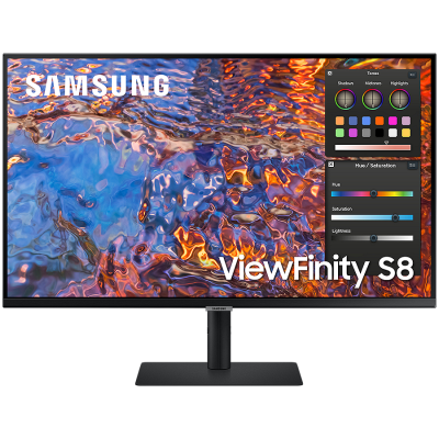 Монитор Samsung LS32B800PXPXEN HRM S80PB, 32 inch UHD FLAT 16:9 (3840x2160) IPS 60Hz, 350 cd/㎡, 1000:1, HDR600, 5ms, 178/178, 1xDP 1xHDMI, 3xUSB 3.0 1xUSB-C (90W), 3.5 Jack,