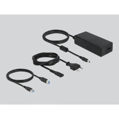 USB hub Delock, 16 Ports + Switch, High Speed, Backlight, Gray