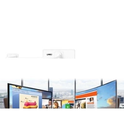 USB hub j5create Mini Dock JUD380, 6-ports USB 3.0, Gigabit Ethernet, HDMI, VGA, USB-B, White