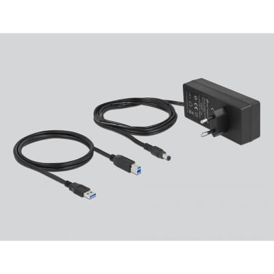 USB hub Delock 10 x USB-A, 1 x USB-B, 5 Gbps, Switches, LED indicator, Gray