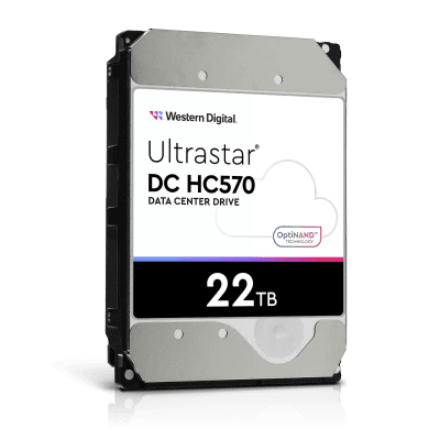 Хард диск WD Ultrastar DC HC570 22TB, 7200RPM, SATA 6GB/s HDD