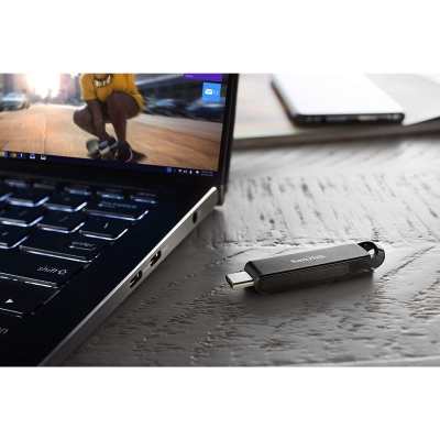 USB drive SanDisk Ultra, USB-C, 128GB, Black