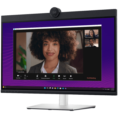 Монитор DELL P2724DEB Video Conferencing 27 inch 2560x1440, QHD, 60Hz IPS Antiglare, 16:9, 1000:1, 350 cd/m2, 8ms/5ms, 178/178, 2xDP, HDMI, 2xUSB-C (DP/PD), USB-B, 3xUSB-A, RJ-45, Audio line out,