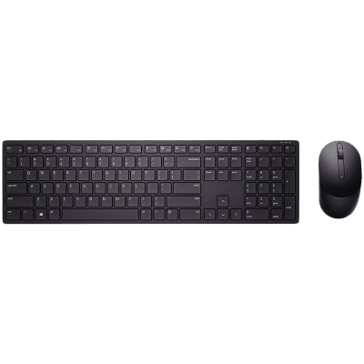 Dell Pro Wireless Keyboard and Mouse - KM5221W - US International (QWERTY) - Black