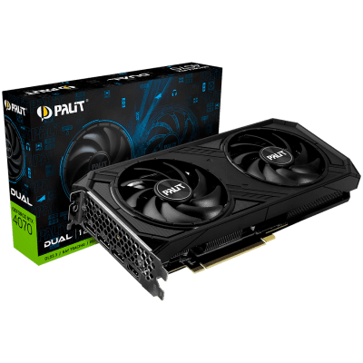 Видео карта Palit RTX 4070 Dual 12GB GDDR6X