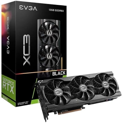 Видео карта EVGA RTX 3080 12GB XC3 Black, 12GB GDDR6X