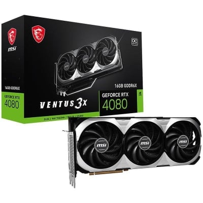 Видео карта MSI RTX 4080 16GB VENTUS 3X OC, 16GB CDDR6X