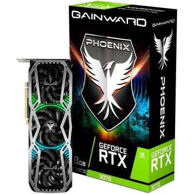 Видео карта Gainward RTX 3070 Phoenix 8GB GDDR6