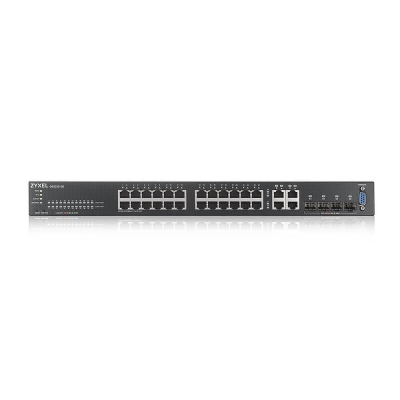 ZyXEL GS-2220-28, 24 ports switch Layer2+, 24x Gigabit + 4x Gigabit combo (RJ45/SFP), managed