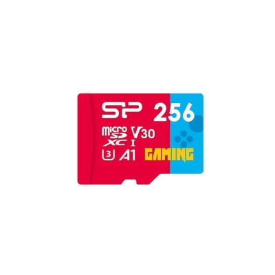 Silicon Power Superior Gaming 256GB, microSDHC/SDXC, Class 10, A1, V30, UHS-I U3, SD Adapter