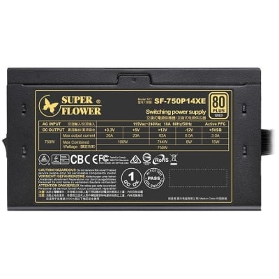 Захранване Super Flower Legion GX Gold PRO 750W, 80 Plus Gold, Semi-modular