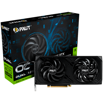 Видео карта Palit RTX 4070 Super Dual OC 12GB GDDR6X