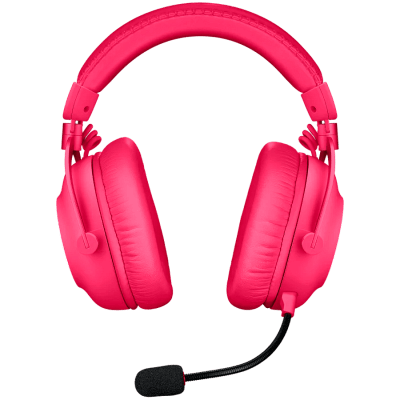 LOGITECH G PRO X2 LIGHTSPEED Wireless Gaming Headset - Blue Mic - Magenta