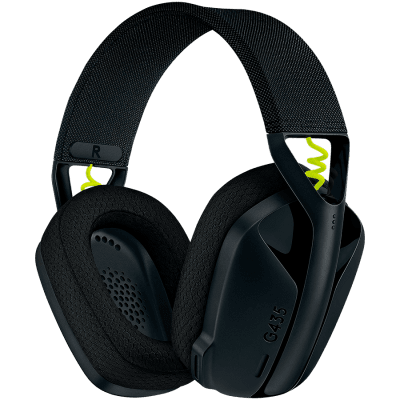 LOGITECH G435 LIGHTSPEED Wireless Gaming Headset - Black