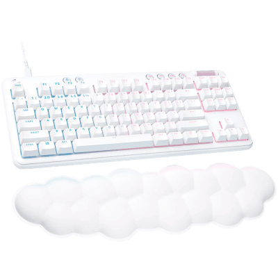 LOGITECH G713 TKL Corded Gaming Keyboard - Off white - Tactile