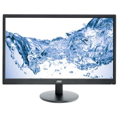 Монитор AOC E2470SWHE (24 inch 16:9, 1920x1080, 60Hz, LED, 250 cd/m2, 20.000.000 : 1, 5 ms, 170/160°, VGA, 2x HDMI, Black, Warranty 3y)