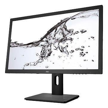 Монитор AOC I2475PXQU IPS (24 inch 16:9, 1920x1080, 60Hz IPS, 250 cd/m², 1000:1, 200M:1, 5 ms, 178/178°, VGA, DVI, HDMI, HDCP, DP, 4 x USB, Swivel, Tilt: -5/+25°, Ergonomic height amount,