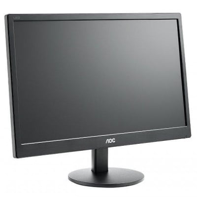 Монитор AOC E2070SWN - 20 inch TN, 16:9, 1600x900, 60Hz, 5 ms, 600:1, 20M:1, 90/50, 200 cd/m2, VGA, Tilt: -3/+10, VESA) Black
