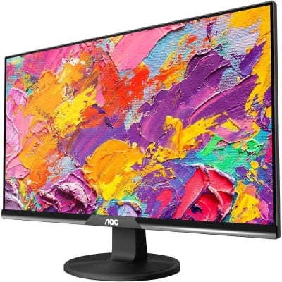 Монитор AOC I240SXH - 24 inch IPS, 16:9, 1920x1080 60Hz, 5ms, 1000:1, 20M:1, 178/178, 250 cd/m2, Borderless, HDCP, HDMI, Tilt, Pivot) 3y