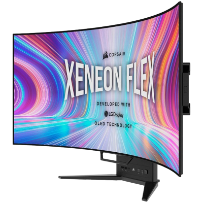 Corsair XENEON FLEX 45WQHD240 45 inch OLED (3440x1440), 240Hz Refresh Rate, Bendable Gaming Monitor, EAN: 0840006697138