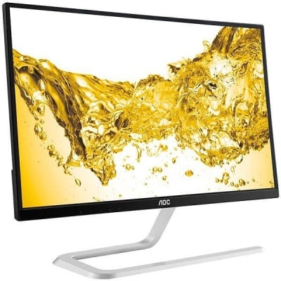 Монитор AOC LED I2481FXH - 24 inch 16:9, 1920x1080, 60Hz, 50M:1, 1000:1, 250 cd/m2,  4 ms GTG, 178/178°, VGA, 2xHDMI, Tilt, Vesa) Black, 3y