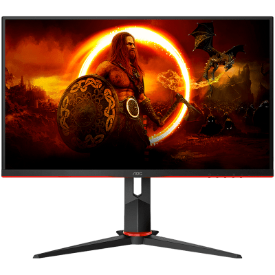 Монитор AOC 24G2U5/BK - 23.8 inch IPS, 16:9, 1920x1080, 75Hz, 1ms MTR, 1000:1, 100M:1, 178/178, 250 cd/m2, 3H, FreeSync, Borderless, Pivot, Swivel, Tilt, Height ajust., HDCP, DP, HDMI, VGA,
