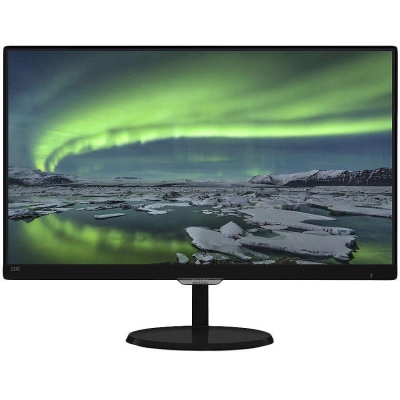 Monitor LED Philips 237E7QDSB/00, E-line, 23 inch 1920x1080@60Hz, 16:9, IPS, 5ms, 250nits, Black, 2 Years, VESA100x100/VGA/DVI/HDMI/
