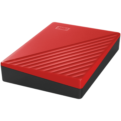 Външен хард диск WD My Passport (4TB, USB 3.2) Red