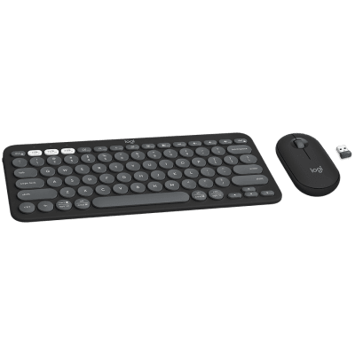 LOGITECH Pebble 2 Bluetooth Keyboard Combo - TONAL GRAPHITE - US INT'L