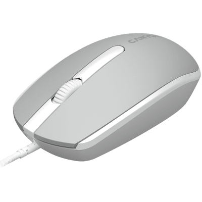 Canyon Wired  optical mouse with 3 buttons, DPI 1000, with 1.5M USB cable,Dark grey, 65*115*40mm, 0.1kg