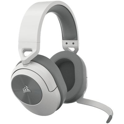 Corsair HS55 Wireless Headset, White, EAN:0840006657903
