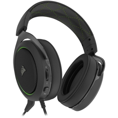 CORSAIR HS50 PRO STEREO Gaming Headset, Green (EU Version)