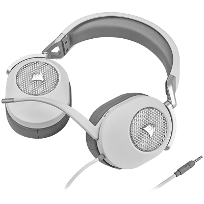 Corsair HS65 Surround Headset, White - EU, EAN:0840006643821