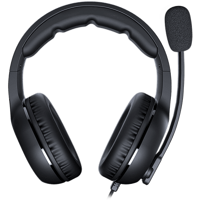 COUGAR HX330 Gaming Headset, 50mm Complex PEK Diaphragm drivers, 3.5mm Jack connections, 270g Light-Weight Comfort, 9.7mm Noise Cancellation Microphone, 4-pole 3.5mm Connector and 3-pole Y