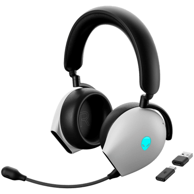 Alienware Tri-Mode Wireless Gaming Headset AW920H (Lunar Light)