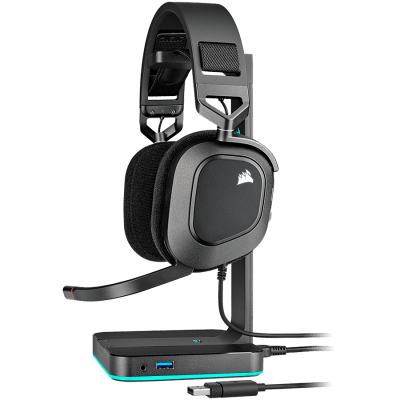 Corsair HS80 RGB USB Headset, Carbon - EU, EAN:0840006644484