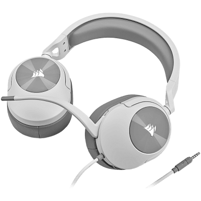 Corsair HS55 Surround Headset, White - EU, EAN:0840006643746