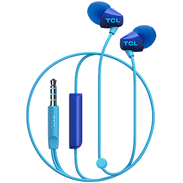 TCL In-ear Wired Headset ,Frequency of response: 10-22K, Sensitivity: 105 dB, Driver Size: 8.6mm, Impedence: 16 Ohm, Acoustic system: closed, Max power input: 20mW, Connectivity type: 3.5mm
