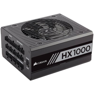Захранване CORSAIR HX Series HX1000 — 1000W 80 PLUS Platinum Certified Fully Modular PSU (EU)