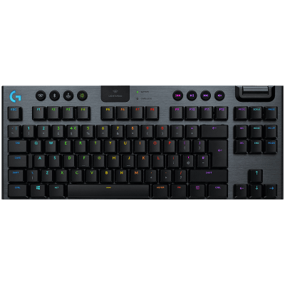 LOGITECH G915 TKL LIGHTSPEED Wireless Mechanical Gaming Keyboard - CARBON - US INT'L - CLICKY